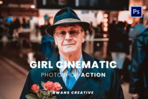 دانلود اکشن فتوشاپ افکت سینمایی Girl Cinematic