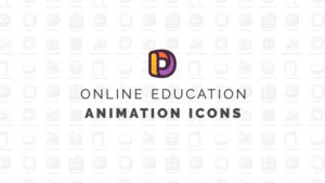 پروژه افترافکت آموزش آنلاین – نمادهای انیمیشن