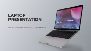 پروژه افترافکت ارائه لپ تاپ