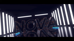 پروژه افترافکت سه بعدی کلمه Nova