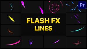 پروژه آماده پریمیر پرو خطوط MOGRT | Flash FX