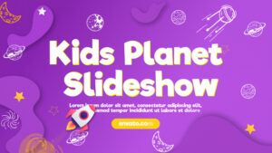 پروژه افترافکت اسلایدشو سیاره کودکان