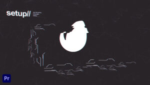 لوگو با افکت Glitch – برای پریمیر پرو