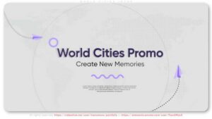 پروژه افترافکت اینترو شهرهای جهان